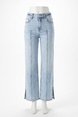 NEW DEAR JOHN DENIM holly high rise cuffed jeans in lake shore